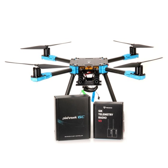 New Holybro X500 V2-PX4 Development Kit X500 V2 ARF Pixhawk 6C Flight Controller M8N GPS SiK Telemetry Radio RC Drone Quadcopter
